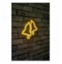 Dekor muri LED plastik Bells - Yellow Yellow