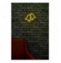 Dekor muri LED plastik Bells - Yellow Yellow