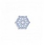 Dekor muri LED plastik Snowflake - Blue Blue