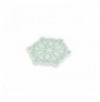 Dekor muri LED plastik Snowflake - Green Green