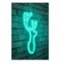 Dekor muri LED plastik Deer - Blue Blue