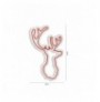 Dekor muri LED plastik Deer - Red Red