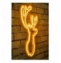 Dekor muri LED plastik Deer - Yellow Yellow