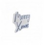 Dekor muri LED plastik Merry Christmas - Blue Blue