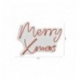 Dekor muri LED plastik Merry Christmas - Red Red