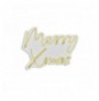 Dekor muri LED plastik Merry Christmas - Yellow Yellow