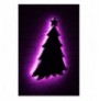 Dekor muri LED Christmas Pine 2 - Pink Pink