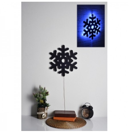 Dekor muri LED Snowflake 2 - Blue Blue