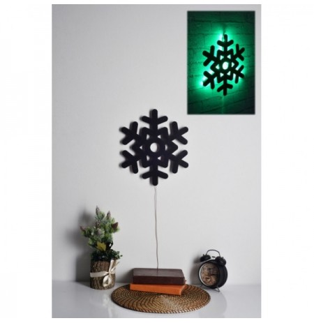 Dekor muri LED Snowflake 2 - Green Green