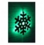 Dekor muri LED Snowflake 2 - Green Green