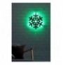 Dekor muri LED Snowflake 2 - Green Green