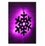 Dekor muri LED Snowflake 2 - Pink Pink