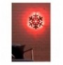 Dekor muri LED Snowflake 2 - Red Red
