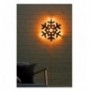 Dekor muri LED Snowflake 2 - Yellow Yellow