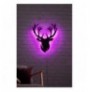 Dekor muri LED Deer 2 - Pink Pink