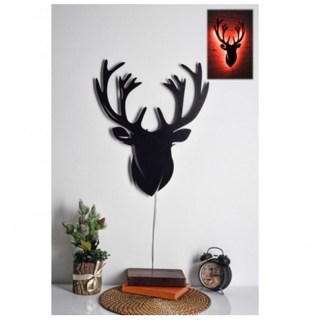 Dekor muri LED Deer 2 - Red Red