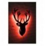 Dekor muri LED Deer 2 - Red Red