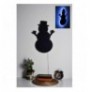 Dekor muri LED Snowman 2 - Blue Blue