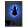 Dekor muri LED Snowman 2 - Blue Blue