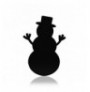 Dekor muri LED Snowman 2 - Blue Blue