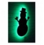 Dekor muri LED Snowman 2 - Green Green