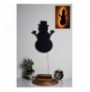 Dekor muri LED Snowman 2 - Yellow Yellow