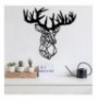 Dekor muri metalik Deer Metal Decor Black