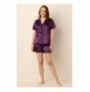 Pizhama Femra Jumeon 001-001133 - Dark Purple Dark Purple