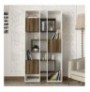 Raft Librash Kalune Design Leonda - White, Walnut White Walnut