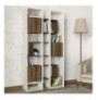 Raft Librash Kalune Design Leonda - White, Walnut White Walnut