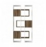 Raft Librash Kalune Design Leonda - White, Walnut White Walnut