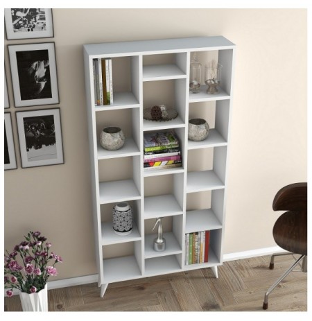 Raft Librash Kalune Design Firuze Bookshelf - White