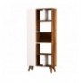 Raft Librash Kalune Design Ferzan Bookshelf - Baroque Walnut Baroque Walnut White