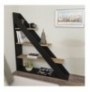 Raft Librash Kalune Design Pisagor - Black, Oak Black Oak