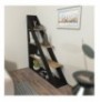 Raft Librash Kalune Design Pisagor - Black, Oak Black Oak