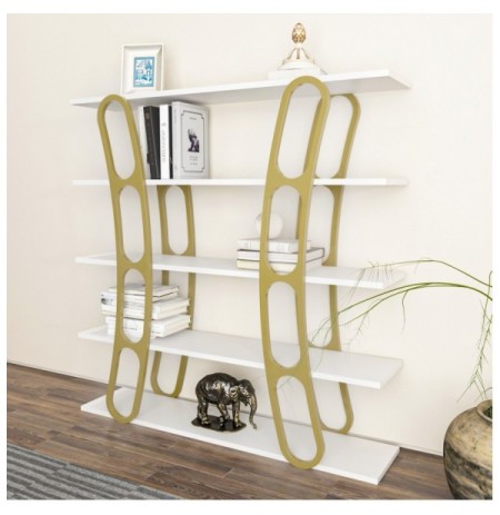 Raft Librash Kalune Design Adar - White, Gold White Gold