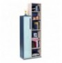 Raft Librash Kalune Design Trio Bookcase With Storage Multicolor