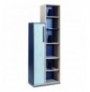 Raft Librash Kalune Design Trio Bookcase With Storage Multicolor