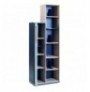 Raft Librash Kalune Design Trio Bookcase With Storage Multicolor