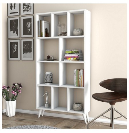 Raft Librash Kalune Design Sahra Bookshelf - White White