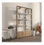 Raft Librash Kalune Design Elena - White, Walnut White Walnut