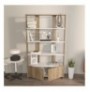 Raft Librash Kalune Design Elena - White, Walnut White Walnut