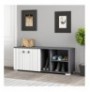 Raft kepucesh Kalune Design Sarandon - Anthracite, White Anthracite White