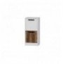 Raft multifunksional Kalune Design Newra - Light Walnut, White Light Walnut White