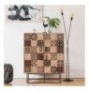 Raft multifunksional Kalune Design Quantum Solo - Mosaic Atlantic Pine Black Brown