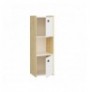 Raft tualeti Kalune Design Teo - Sapphire Oak, White 