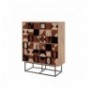 Raft multifunksional Kalune Design Quantum Solo - Chess Atlantic Pine Black Brown