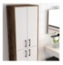 Raft multifunksional Kalune Design Berlin A - Walnut, White Walnut White