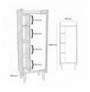 Raft tualeti Kalune Design Lagomood Ruby - Oak, White