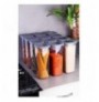 Set kuti organizuese ( 12 Pc ) Hermia BNMPOLYAS12-17 Grey